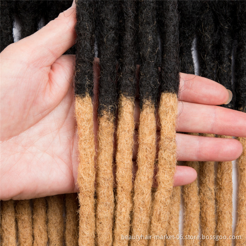 dreadlock extensions human hair 10 inch 0.8cm diameter locs unprocessed virgin hair permanent full handmade locs extensions